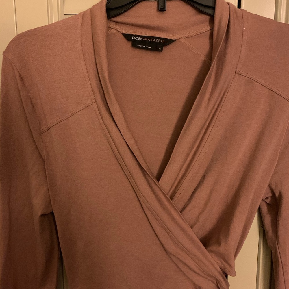 BCBG Wrap Top - Picture 2 of 2